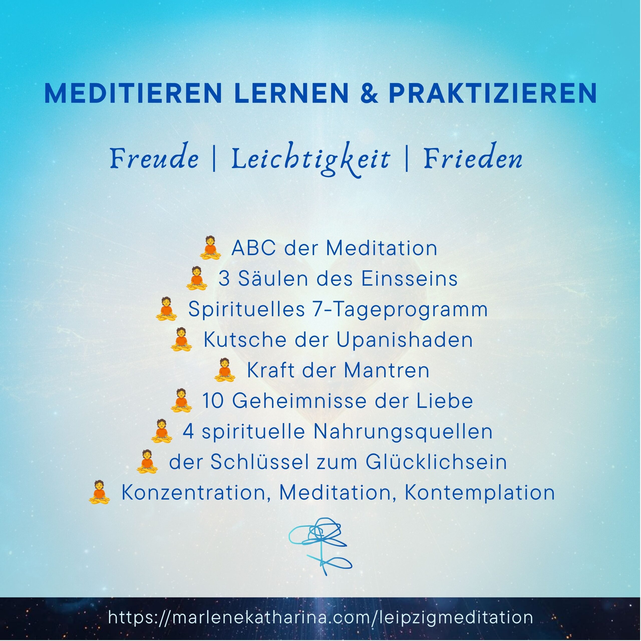 FLYER S2 Meditation in Leipzig lernen & praktizieren